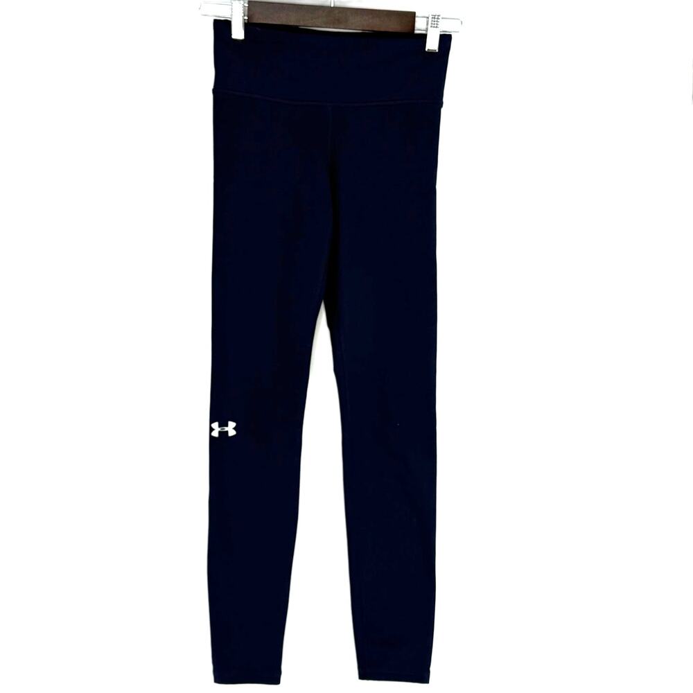 Under Armour ColdGear Compression Leggings Women's S Navy Blue
